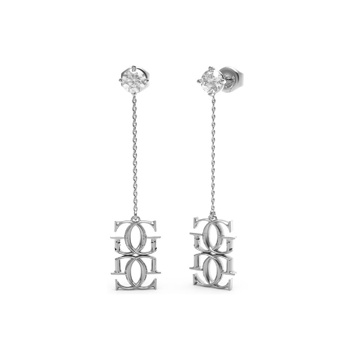 BOUCLES D'OREILLES GUESS FEMME SIMPLE ACIER